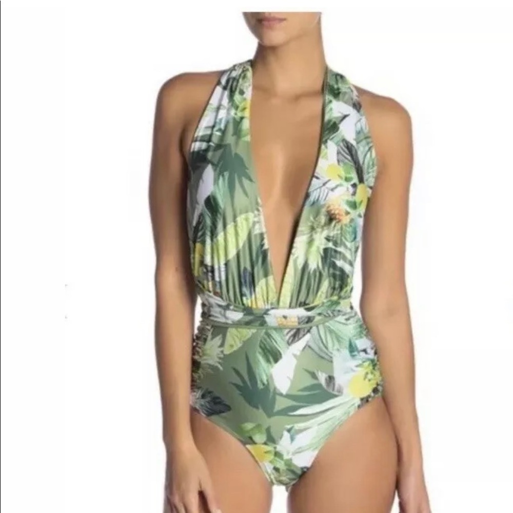 Nicole Miller  Convertible One-Piece Swimsuit  XL